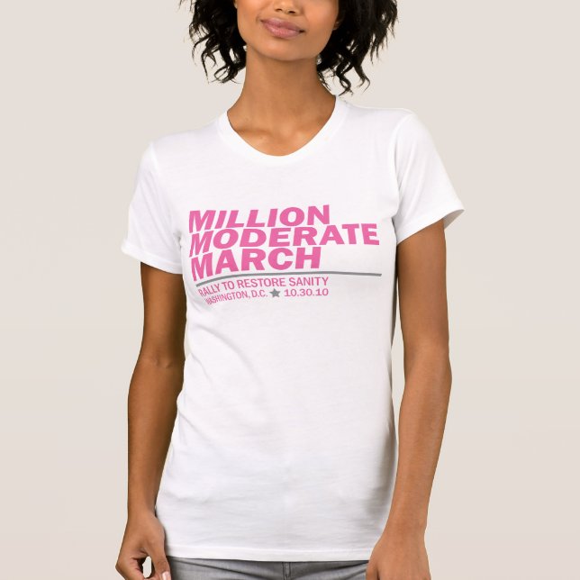 Miljon moderatmarsrosor tee shirt (Framsida)