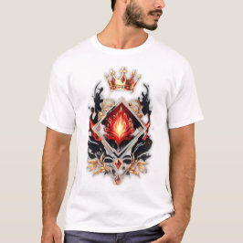 Miljonärstankar Lyx T-Shirt – Premium Röd B