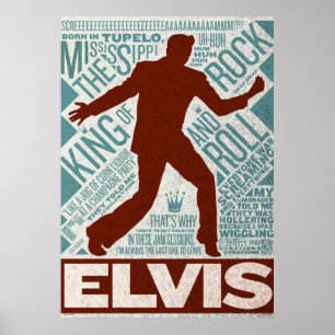 Miljondollarkvartetten Elvis Type Poster