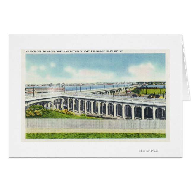 Miljoner dollar hälsningskort (Framsidan Horizontal)
