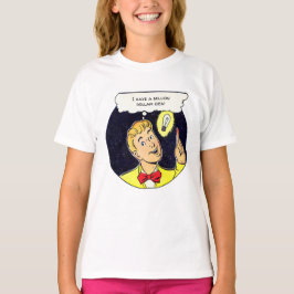 Miljoner dollar i Tecknader för textåterföring T Shirt