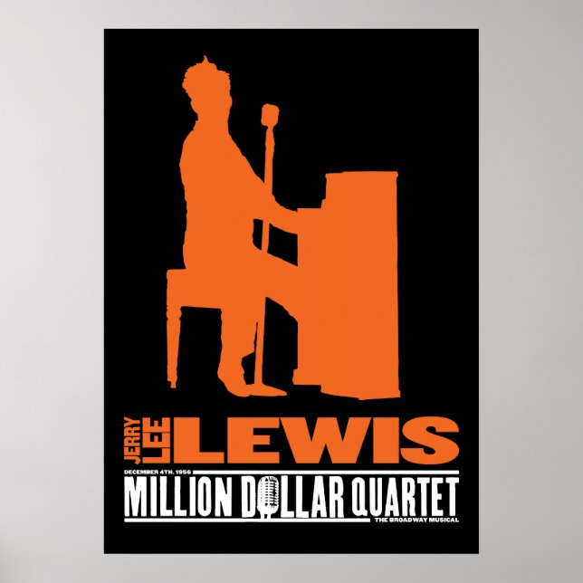 Miljoner dollar-kvartetten Lewis Poster (Framsidan)