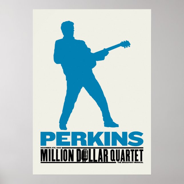 Miljoner dollar-kvartetten Perkins Poster (Framsidan)
