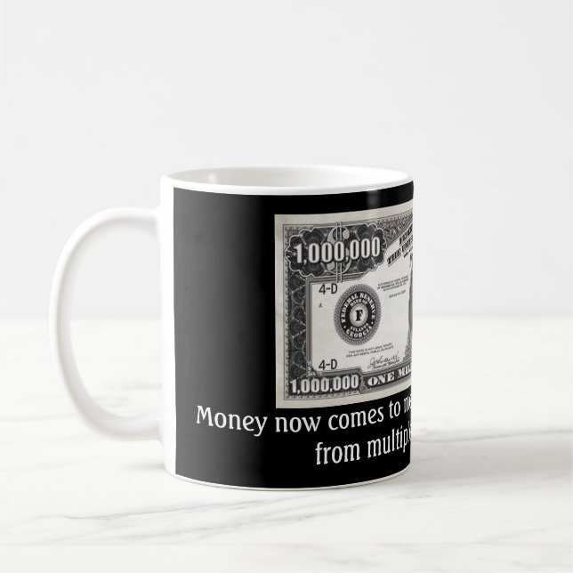 Miljoner dollar Mugg! Kaffemugg (Vänster)