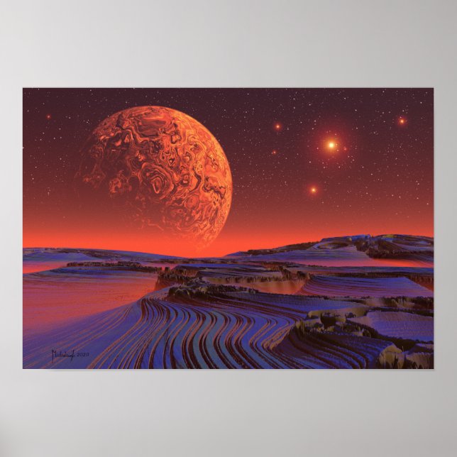 Miljoner ljusår bort poster (Framsidan)