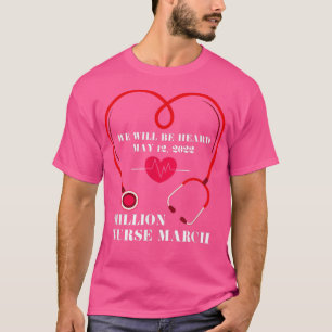 Miljoner sjuksköterskor i mars 2022 kommer att få t shirt