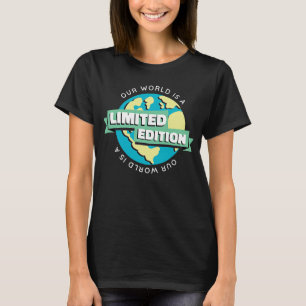 Miljöns framtida klimatbesparande Grönt Jordforskn T Shirt