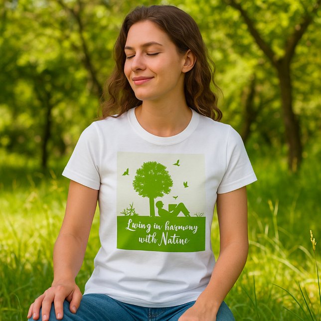 Miljöoffert i harmoni med naturen t shirt (Skapare uppladdad)