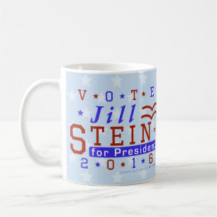 Miljöpartiet 2016 för Jill Stein presidentval Kaffemugg