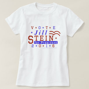 Miljöpartiet 2016 för Jill Stein presidentval T-shirt