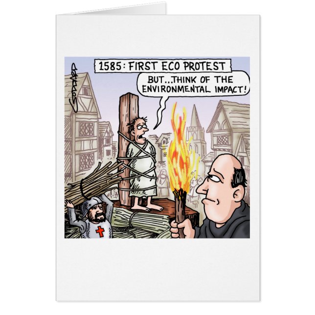 Miljöpåverkan Hälsningskort (Framsidan)