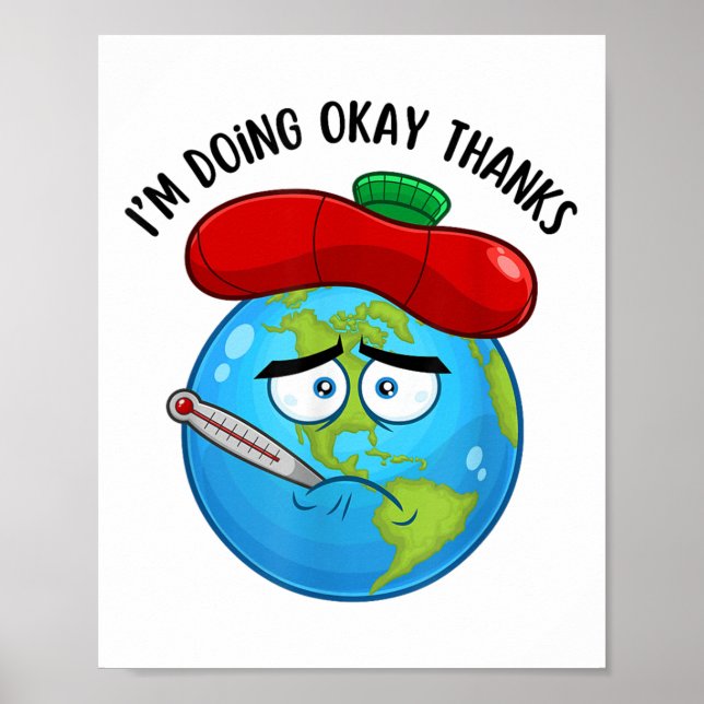 Miljöskydd 55:e jorddagen Planet _4  Poster (Framsidan)