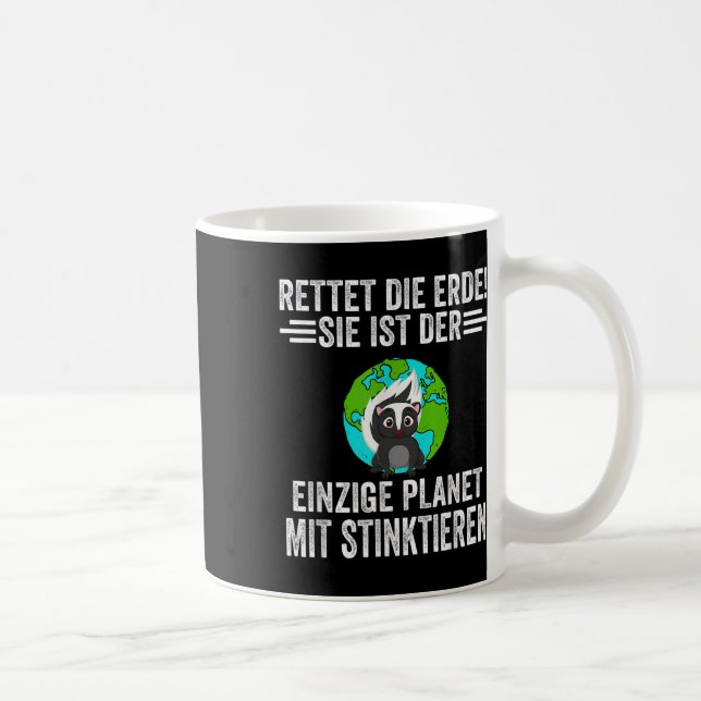 Miljöskydd astronaut skunkar  kaffemugg (Höger)