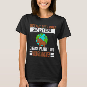 Miljöskydd Djursskydd Vildsvin T Shirt