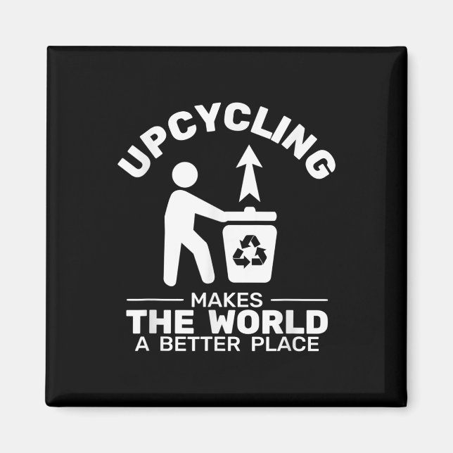Miljöskydd för återanvändning med upp-cykling magnet (Framsidan)