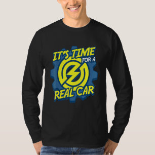 Miljöskydd för eldrivna bilars drivrutin t shirt