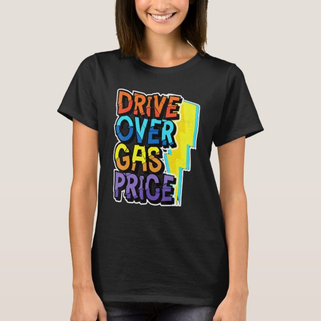 Miljöskydd för eldrivna bilars drivrutin t shirt (Framsida)