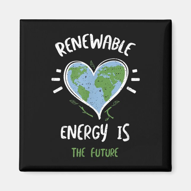 Miljöskydd_ Förnybar energi är T... Magnet (Framsidan)