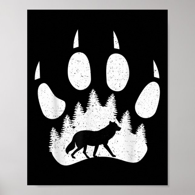 Miljöskydd Fotavtryck Klimatskydd Poster (Framsidan)