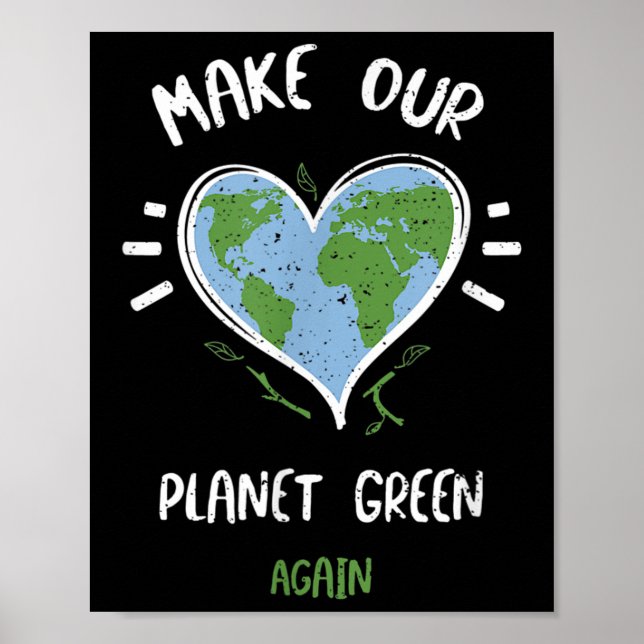 Miljöskydd_ Gör vår planet grön... Poster (Framsidan)