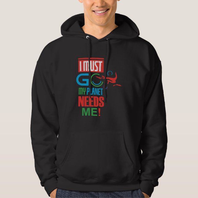 miljöskydd naturskydd planet  hoodie (Framsida)
