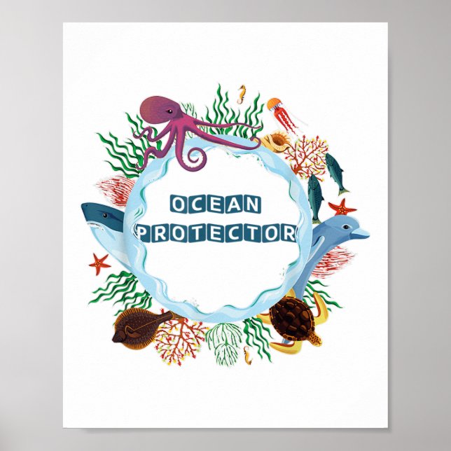 Miljöskydd Naturvård, Hav Poster (Framsidan)