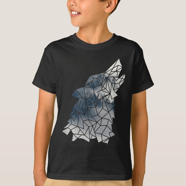 Miljöskydd: Owo Mountains - Varg Silh T Shirt (Framsida)