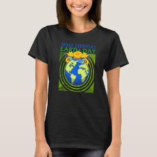 Miljöskydd på miljödagen Spara Flower Planet Prote T Shirt