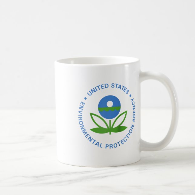 Miljöskyddsbyrån Epa Logotyp Environme Kaffemugg (Höger)