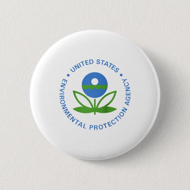 Miljöskyddsbyrån Epa Logotyp Environme Knapp (Framsida)