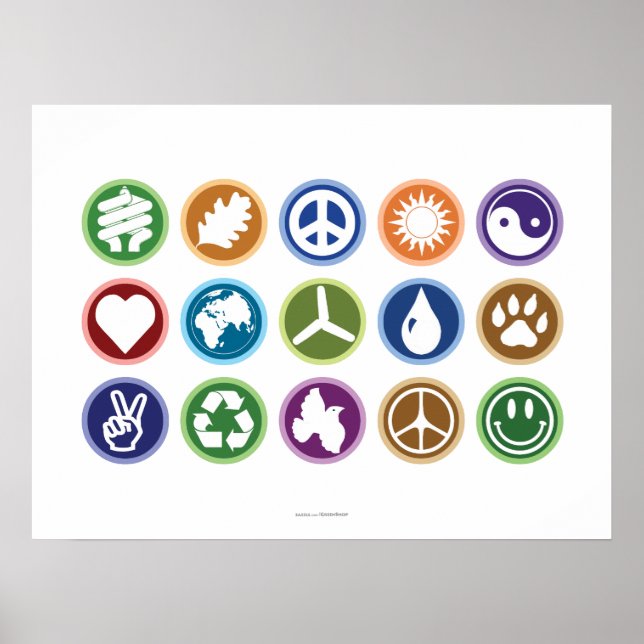 Miljösymboler Poster (Framsidan)