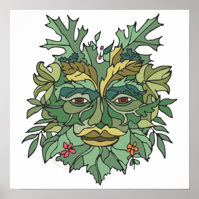 MiljöTree hugger Poster (Framsidan)