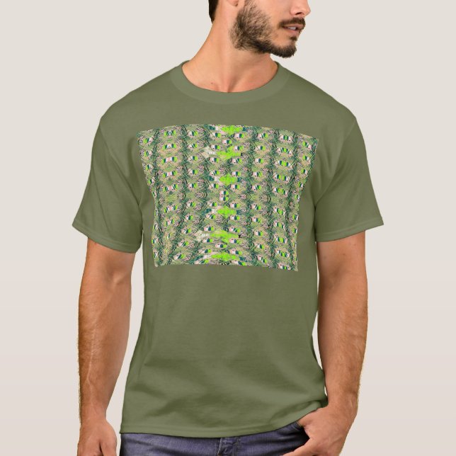 Miljövänlig Afrika Motif - Naturinspirerad afrikan T Shirt (Framsida)