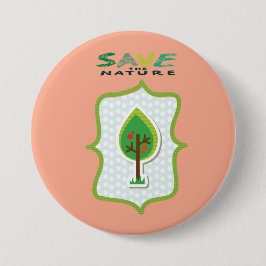 Miljövänlig Evergreen-design Knapp