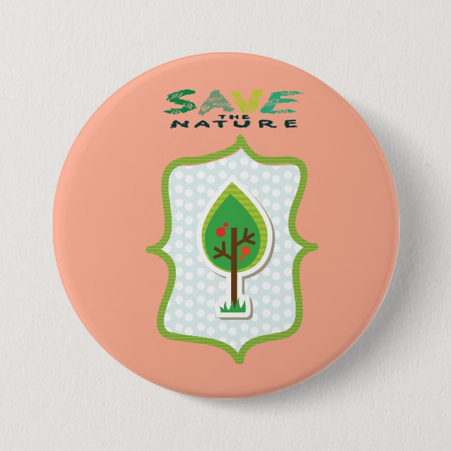 Miljövänlig Evergreen-design Knapp (Framsida)