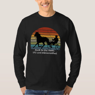 Miljövänlig körning ridning och vagn t shirt