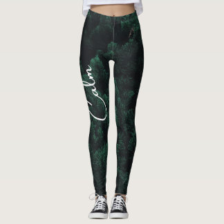 Miljövänliga, minimalistiska naturlaggar leggings