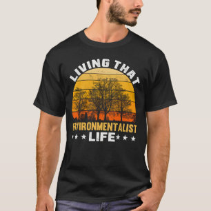 Miljövänligt  gåva till naturskyddsområdet äl t shirt