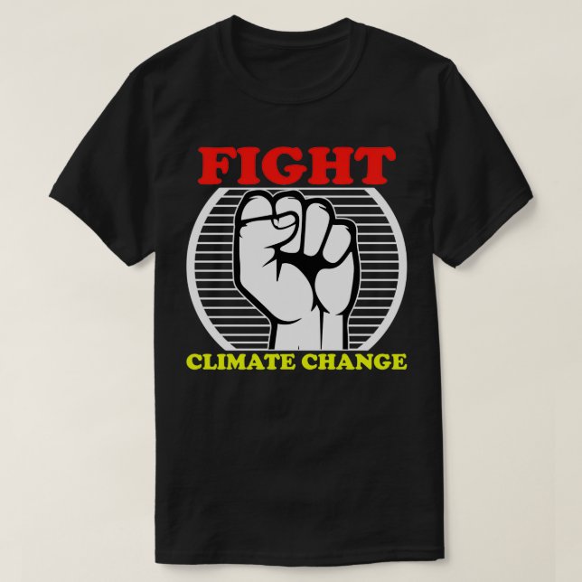 Miljövänligt skydd mot klimatförändringar t shirt (Design framsida)