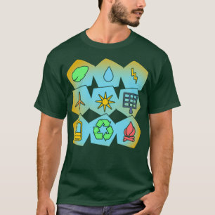 Miljövänligt skydd mot klimatförändringar t shirt