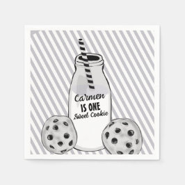Milk and Cookie Sweet One First Birthday Pappersservett