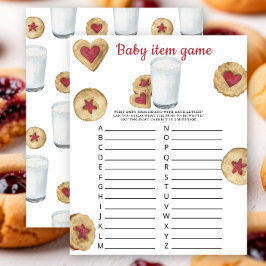 Milk and Cookies Baby shower Baby item Game