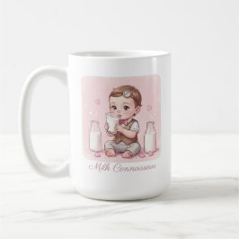 Milk Connoisseur Baby Boy Print Nursery Kaffemugg