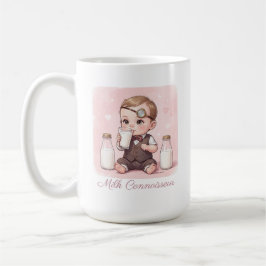 Milk Connoisseur Baby Girl Print Nursery Kaffemugg