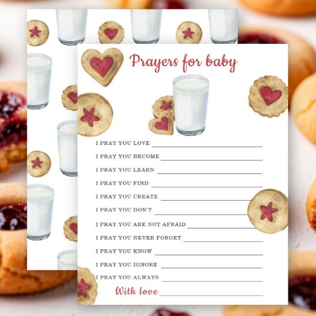 Milk Cookies baby shower Prayers for baby (Skapare uppladdad)