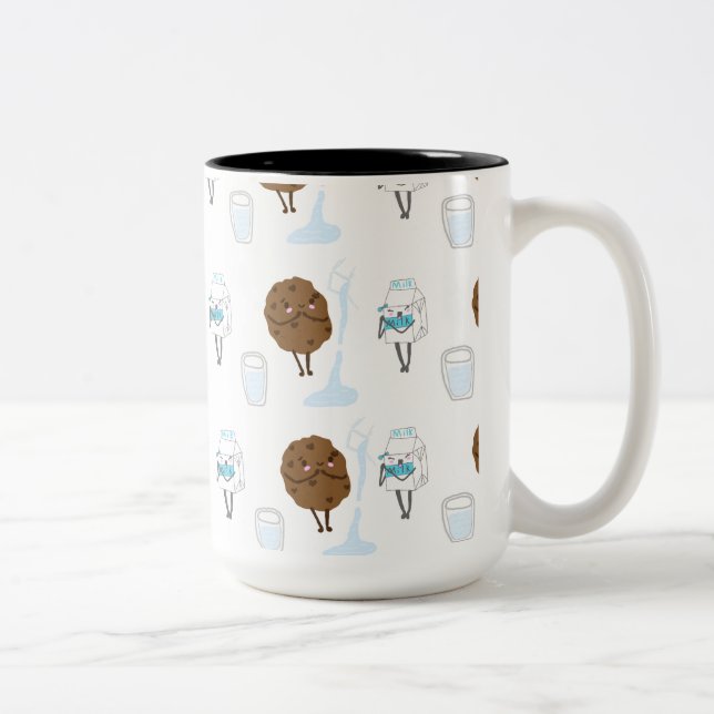 Milk & Cookies Mug Två-Tonad Mugg (Höger)