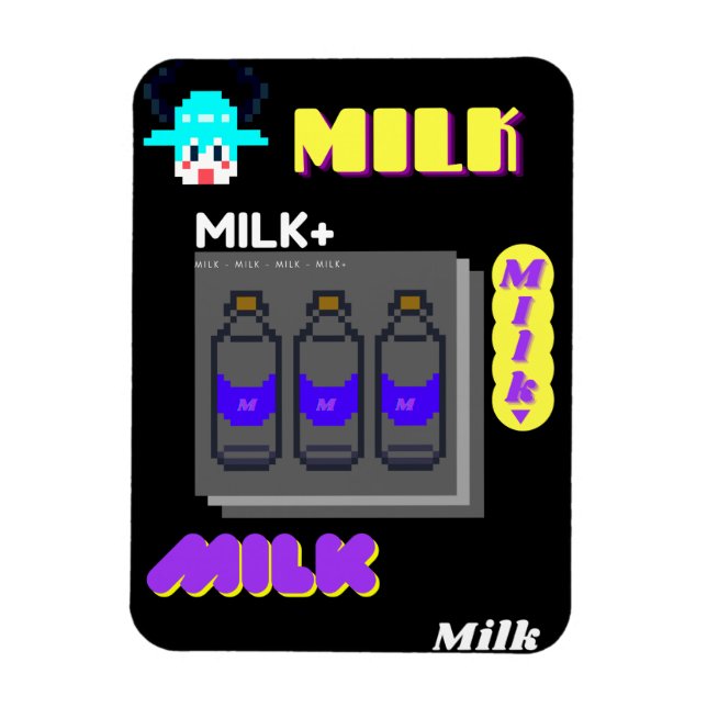 Milk party magnet (Vertikal)