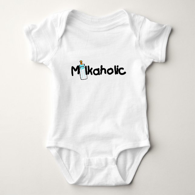 Milkahol Baby Bodykostym Tee Shirt (Framsida)