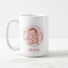 Milkaholic Baby Print | Cute Nursery Funny Art Kaffemugg