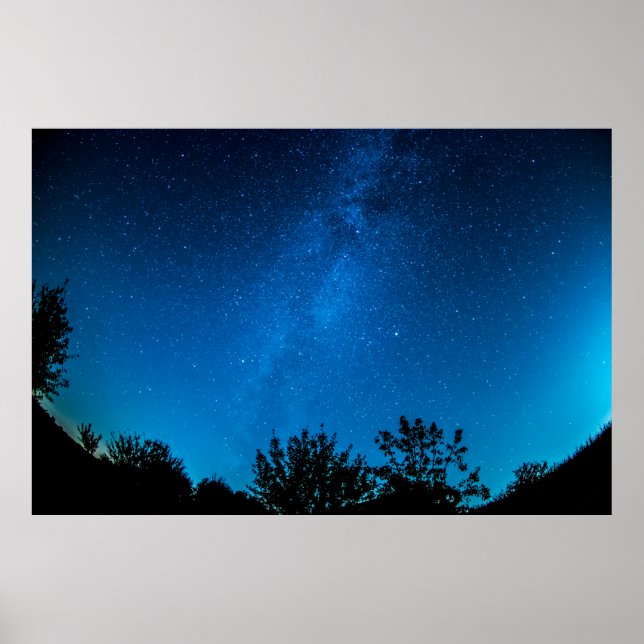 Milkantig starr himlar himlar stjärna poster (Framsidan)